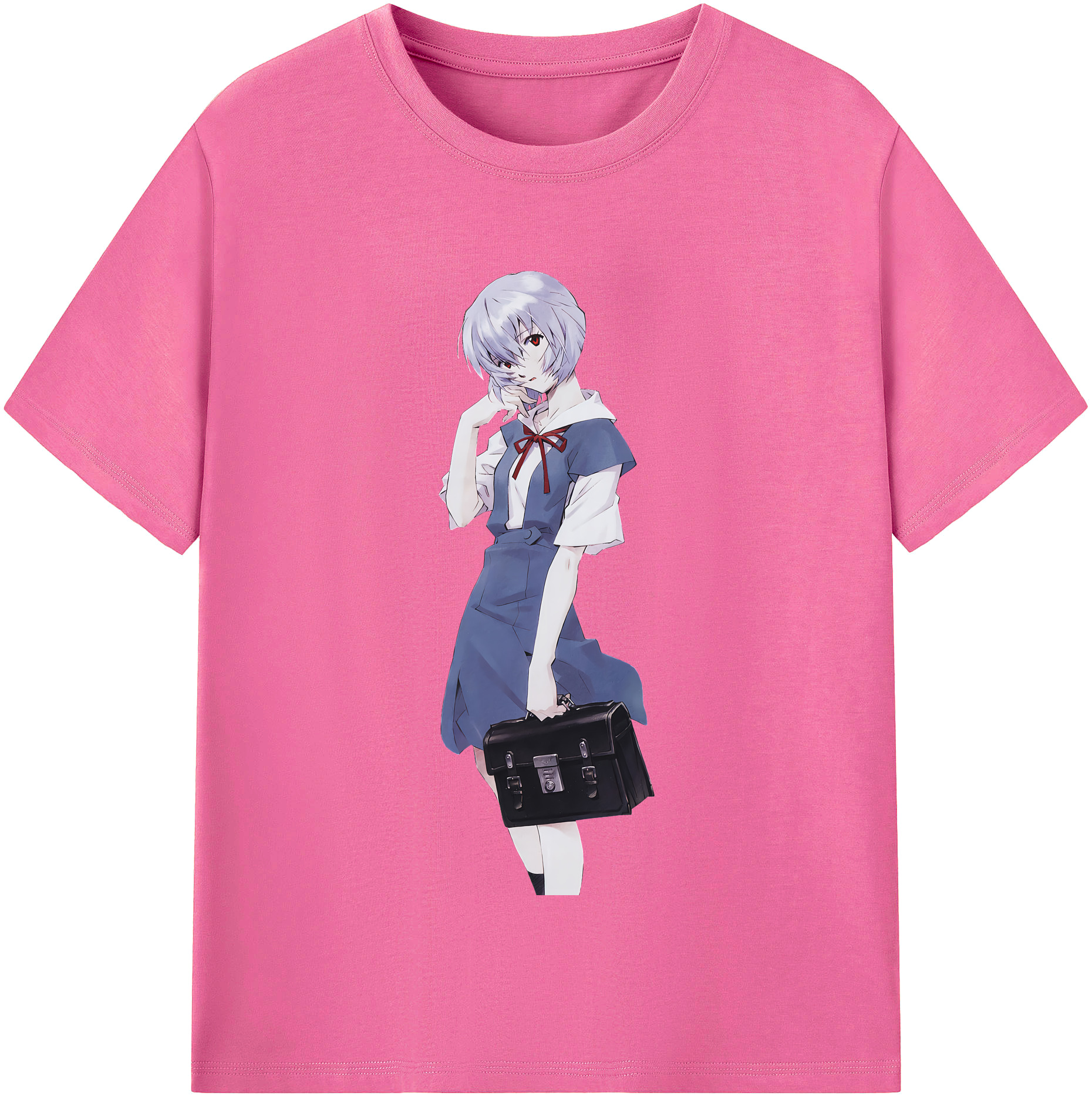 （画像用） EVA 新世紀エヴァンゲリオン レディースカジュアルプリントTシャツ（綿100％）